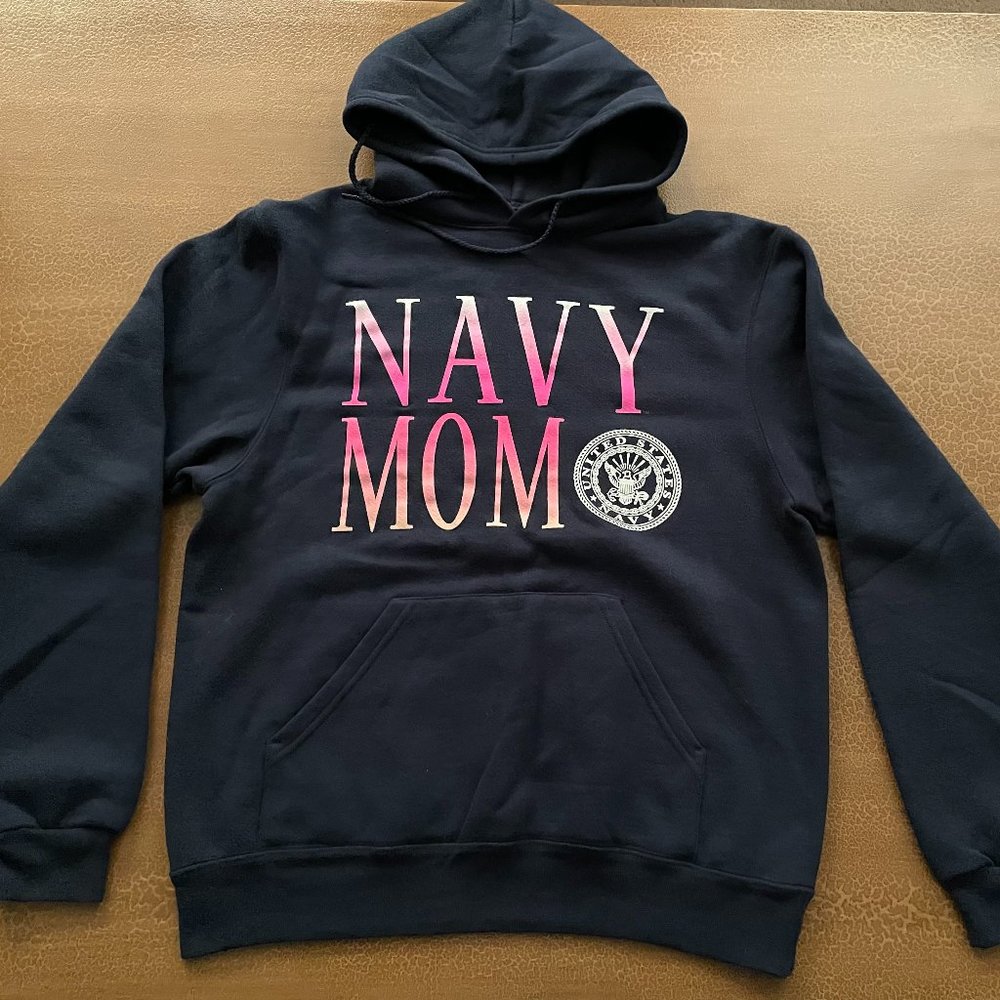 Navy Mom Sweatshirt - Size Medium